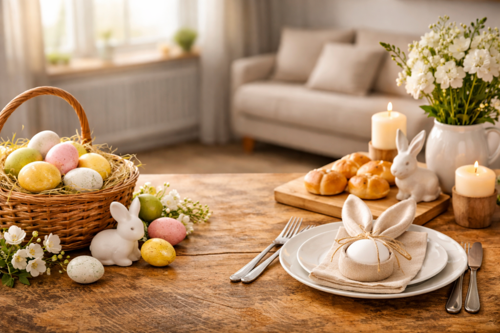 Decoração de Páscoa em casa: ideias simples para deixar seu lar mais acolhedor