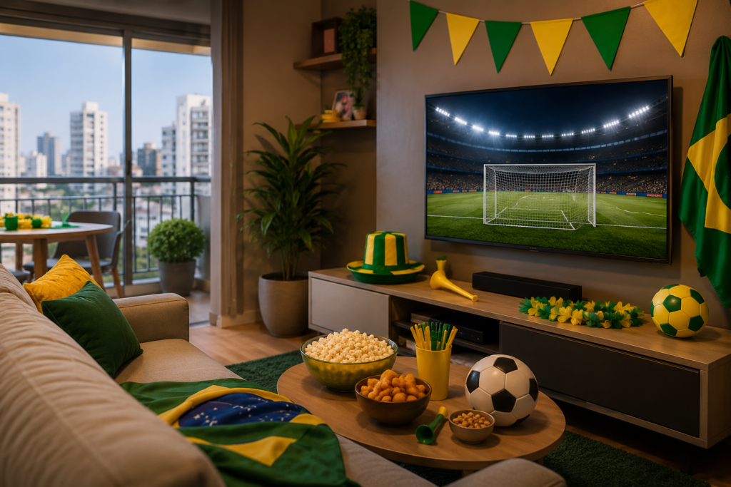Copa do Mundo em Apartamento: Como Entrar no Clima sem Incomodar os Vizinhos